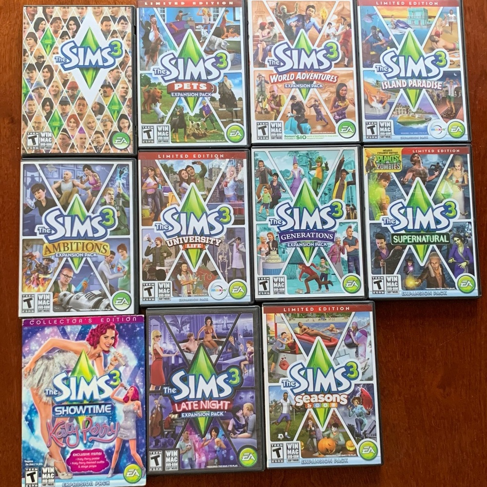 The Sims 3 set